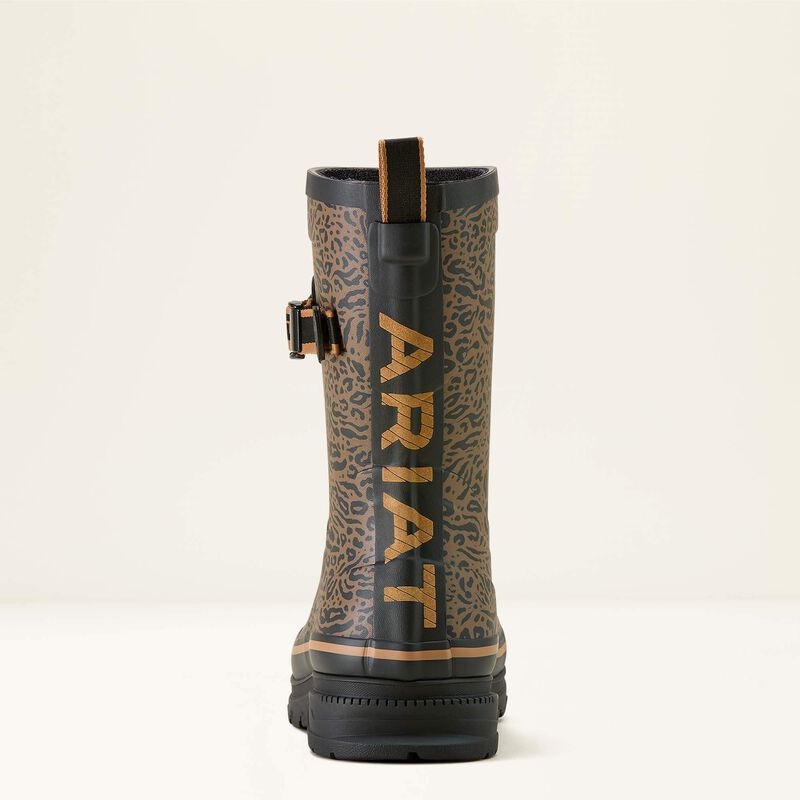 ARIAT WOMENS Kelmarsh Mid Rubber Boot-OCELOT PRINT
