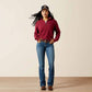 ARIAT WOMENS High Noon 1/2 Zip Pullover-BEAUJOLAIS