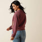 ARIAT WOMENS Valley Sweatshirt-PORT ROYALE