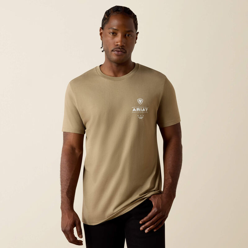 Ariat Wooden Diamond Flag V2 Buckle Classic Fit T-Shirt