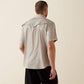 ARIAT MEN'S Printed Western VentTEK Classic Fit Snap Shirt-ISLAND FOSSIL