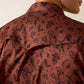 ARIAT MEN'S Printed VentTEK Western Yoke Classic Fit Snap Shirt-SOFT SILT