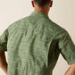 ARIAT MENS Printed VentTEK Outbound Classic Fit Shirt-GREEN