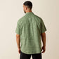 ARIAT MENS Printed VentTEK Outbound Classic Fit Shirt-GREEN