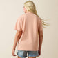 ARIAT WOMEN'S Cowgirl at Heart T-Shirt-TROPICAL PEACH