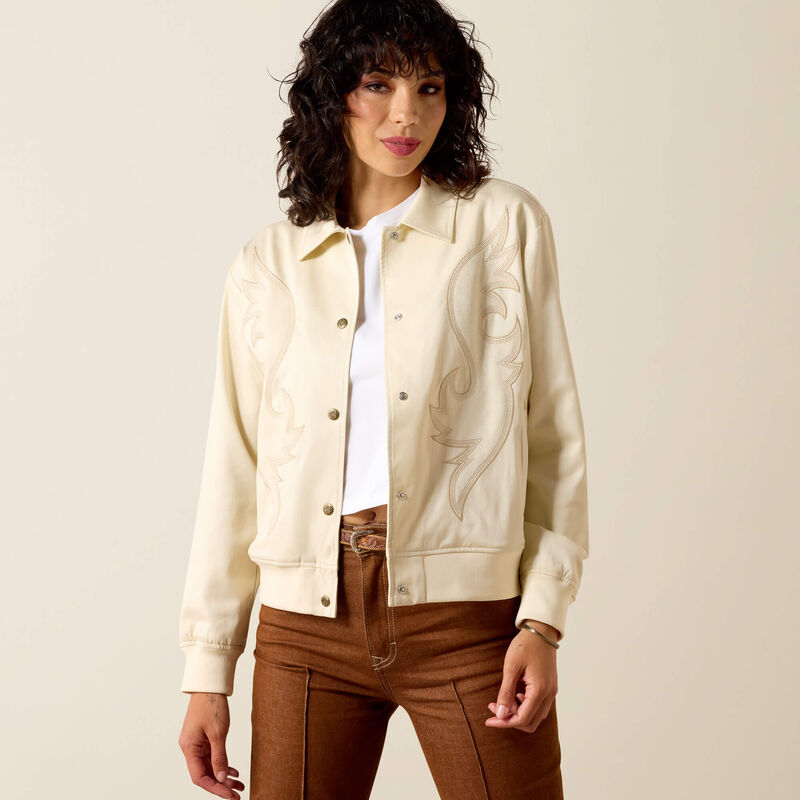 ARIAT WOMEN'S Vaquero Bomber Jacket-Summer Sand