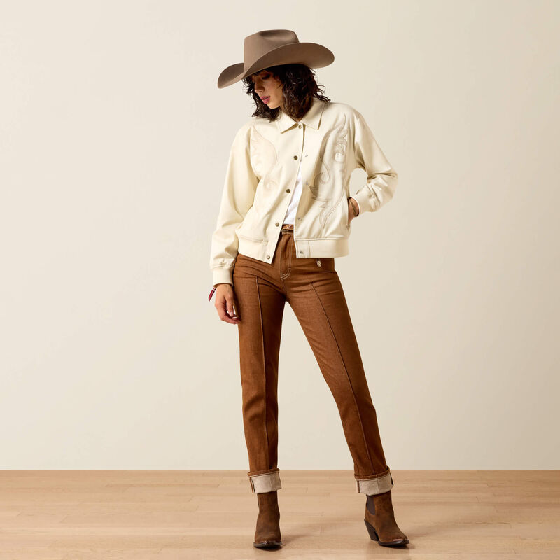 ARIAT WOMEN'S Vaquero Bomber Jacket-Summer Sand