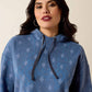 ARIAT WOMEN'S ESSENTIAL HOODIE-BLUE HEATHER