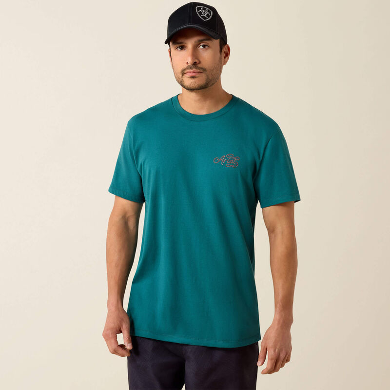 Ariat Men's Cattle Skull Freedom Classic Fit T-Shirt