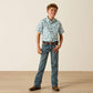 ARIAT YOUTH Pratt Shirt-BLUE GLOW