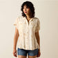 ARIAT WOMENS Badlands Shirt- TURTLEDOVE RANCHSCAPE