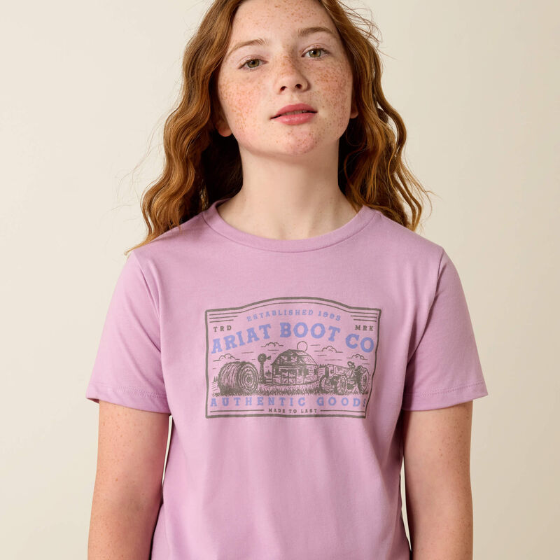ARIAT YOUTH Ariat Farm Patch T-Shirt