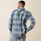 ARIAT MEN'S Retro Heathcliff Fitted Western Snap Shirt-KEY LARGO PLAID