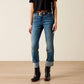 ARIAT Women's Perfect Rise Silvie Straight Leg Crop Jeans