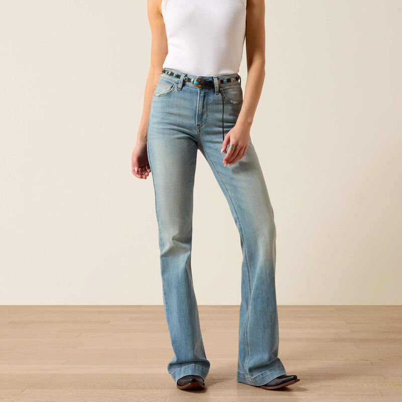 ARIAT Women's High Rise Marnie Slim Trouser Jeans
