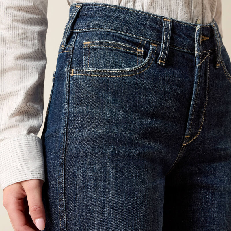 ARIAT WOMEN'S High Rise Vivienne Slim Trouser Jeans-PLUMAS