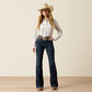 ARIAT WOMEN'S High Rise Vivienne Slim Trouser Jeans-PLUMAS