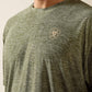Ariat Longskull Freedom T-Shirt DARK OLIVE HEATHER