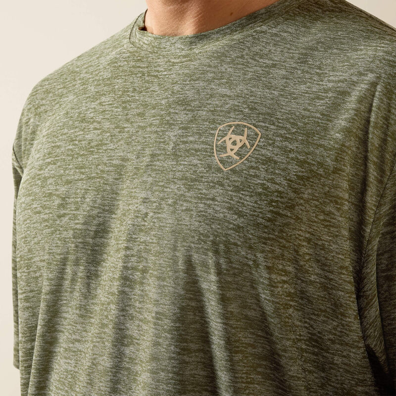 Ariat Longskull Freedom T-Shirt DARK OLIVE HEATHER