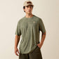 Ariat Longskull Freedom T-Shirt DARK OLIVE HEATHER