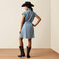 ARIAT WOMEN'S Hampton Dress-Medium Blue