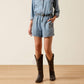 ARIAT WOMEN'S Summer Shorts-Medium Blue