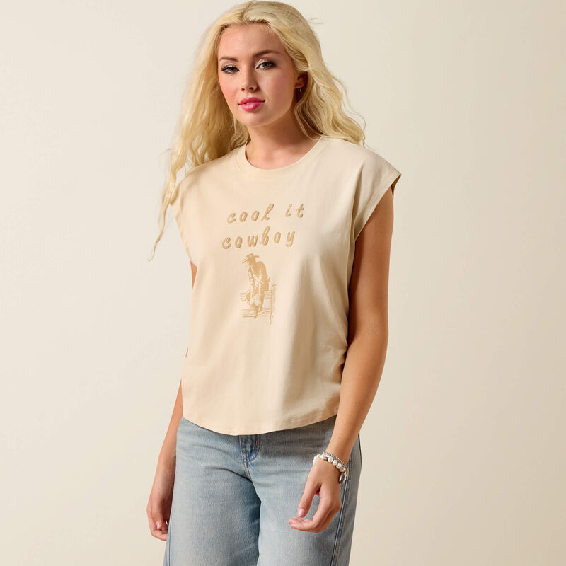 ARIAT Women's Cool It T-Shirt- OYSTER GREY