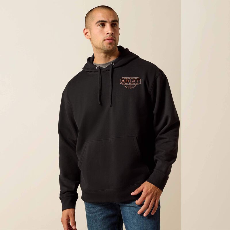 Ariat Mens Southwest Simple Hoodie-Black