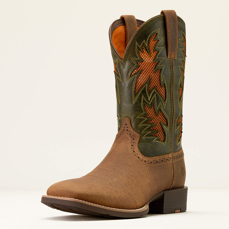 ARIAT MEN'S Sport Cool VentTEK Wide Square Toe Cowboy Boot