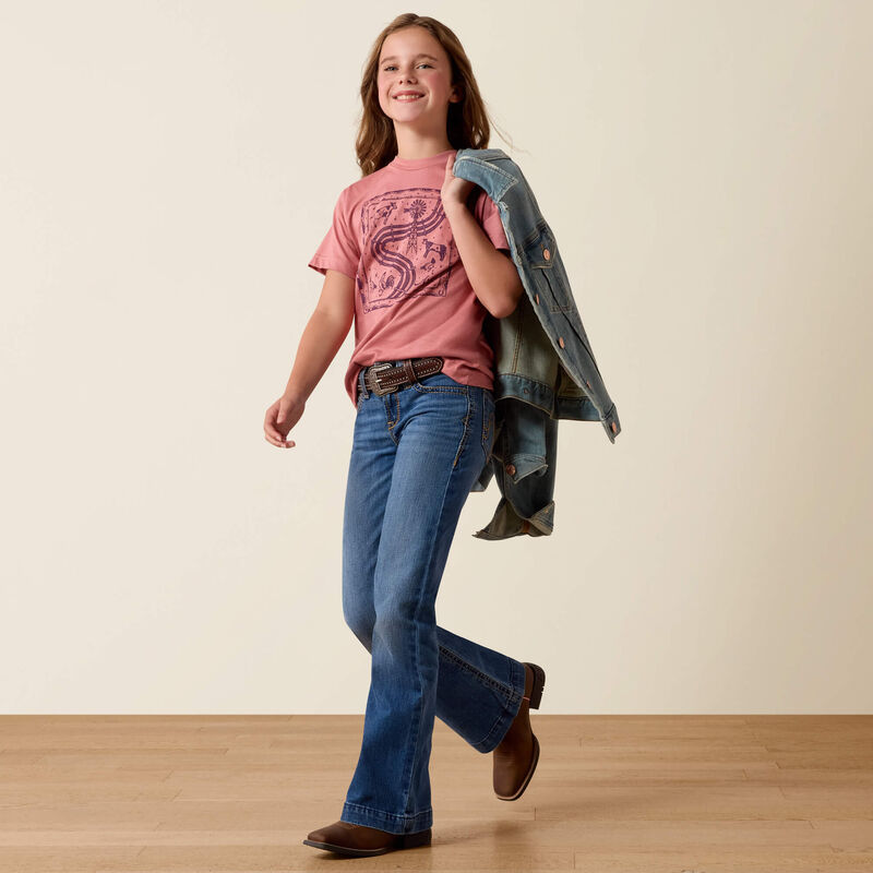 Ariat Youth Farm Quilt T-Shirt