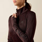 Team Women's EQ 1/2 Zip Pullover-CHOCOLATE PLUM 10079218