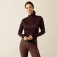 Team Women's EQ 1/2 Zip Pullover-CHOCOLATE PLUM 10079218