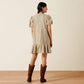 Ariat Women's Blair Dress Parchment/Ivy Green Stripe