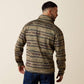 Ariat Men's Caldwell 1/4 Zip Oxford Tan Southwest Sweater 10079310
