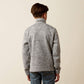 ARIAT Caldwell 1/4 Zip Sweater-NULLA HEATHER