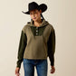 ARIAT WOMEN'S Bozeman Sweater-IVY GREEN