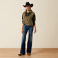 ARIAT WOMEN'S Bozeman Sweater-IVY GREEN