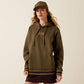ARIAT WOMEN'S Threaded Through Hoodie-IVY GREEN