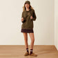 ARIAT WOMEN'S Threaded Through Hoodie-IVY GREEN