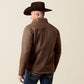 ARIAT MEN'S Vernon Softshell Jacket-BROWN