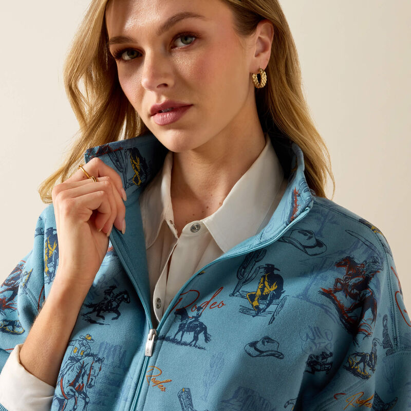Ariat Women's Painted 1/2 Zip Sweatshirt