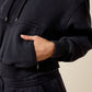 ARIAT WOMEN'S Compass 1/2 Zip Sweatshirt-BLACK 10079485
