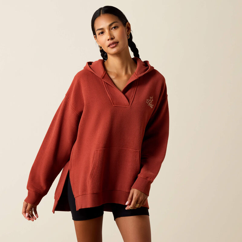 ARIAT Valencia Hoodie - BURNT HENNA