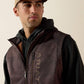 ARIAT MEN'S Patriot Flag Softshell Vest-BROWN