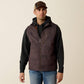 ARIAT MEN'S Patriot Flag Softshell Vest-BROWN