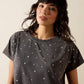 ARIAT WOMEN'S Star Studded T-Shirt-CARBON COPY