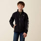 ARIAT BOYS Logo Softshell Jacket-BLACK 10079694