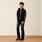 ARIAT BOYS Logo Softshell Jacket-BLACK 10079694