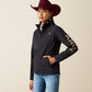 Ariat Women's Logo Softshell Jacket-Black Stonewall 10079893