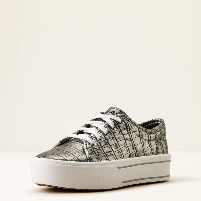 ARIAT WOMEN'S SKYLAR SILVER CROC PRINT-10080402